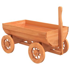 vidaXL Dekorat&iacute;vny voz 70x43x54 cm mas&iacute;vna jedľa