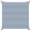 vidaXL Slnečn&aacute; plachta Modr&aacute; a biela 4 x 4 m 100% polyester Oxford