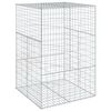 vidaXL Gabi&oacute;nov&yacute; k&ocirc;&scaron; s krytom 100x100x150 cm pozinkovan&eacute; železo