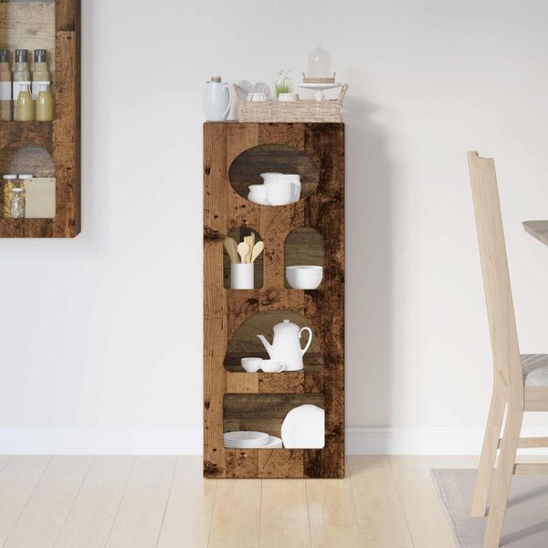 vidaXL Serv&iacute;rovacia skriňa Star&eacute; drevo 40 x 35 x 100,5 cm