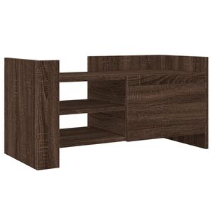 vidaXL TV skrinka hned&yacute; dub 80x35x40 cm kompozitn&eacute; drevo