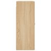 vidaXL Nástenné skrinky 2 ks dub sonoma kompozitné drevo