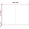 vidaXL Markíza Červená 350 x 250 x 165 cm Polyester a hliník