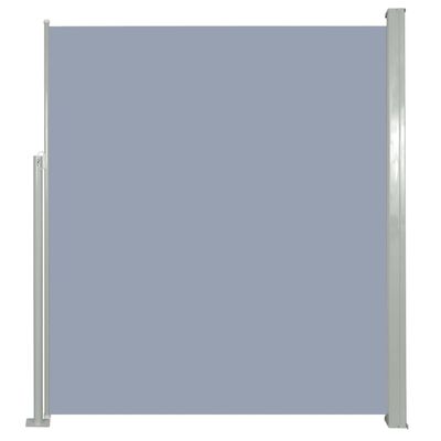 Bočná zaťahovacia markíza na terasu/balkón 160x300 cm, sivá