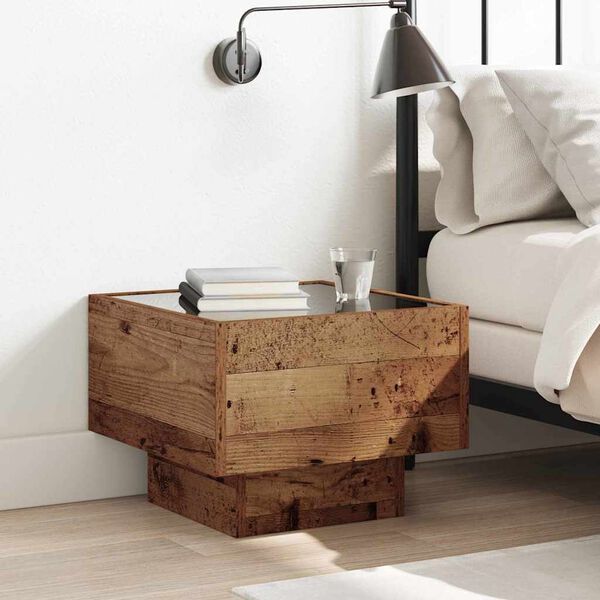 vidaXL Konferenčn&yacute; stol&iacute;k Star&eacute; drevo 40 x 40 x 30 cm Kompozitn&eacute; drevo