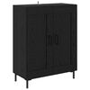 vidaXL Highboard Čierny dub 69,5 x 34 x 180 cm Kompozitn&eacute; drevo