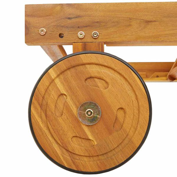 vidaXL Lehátko 2-osoba 2 pcs Sivohnedá 200 x 67 x 84cm Akáciový masív