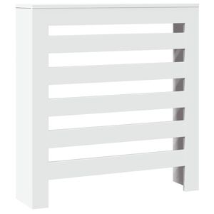 vidaXL Kryt radi&aacute;tora Biela 78 x 20 x 82 cm Kompozitn&eacute; drevo