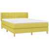 vidaXL Boxspring posteľ s matracom zelen&aacute; 140x190 cm l&aacute;tka