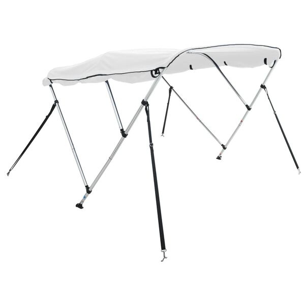 vidaXL Strie&scaron;ka Bimini s 3 obl&uacute;kmi a stenami 183x(185-198)x137 cm