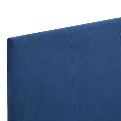 vidaXL Posteľný rám, modrý, látka 180x200 cm