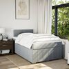 vidaXL Boxspring posteľ s matracom bledosiv&aacute; 120x190 cm l&aacute;tka