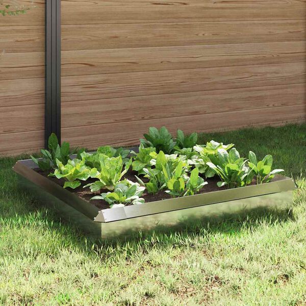 vidaXL Slimákové zábrany 8 pcs Strieborná Nerezová oceľ