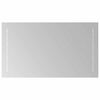 vidaXL Zrkadlo do k&uacute;peľne s LED Priehľadn&aacute; 70 x 40 cm tvrden&eacute; sklo