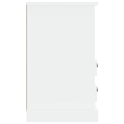 vidaXL Nočný stolík biely 43x36x60 cm