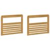 vidaXL Modul opierok r&uacute;k 2 pcs Biela 79 x 6 x 61 cm