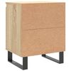 vidaXL Nočn&eacute; skrinky 2 ks dub sonoma 40x30x50 cm kompozitn&eacute; drevo