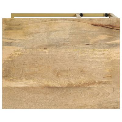 vidaXL Bočný stolík 35x45x65 cm masívne mangovníkové drevo