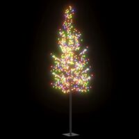 Vianočný stromček 600 LED diód farebné svetlo čerešňový kvet 300 cm