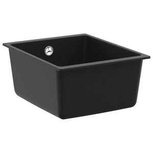 vidaXL Drez 80% Kv&aacute;rc a 20% Živica 370 x 460 mm Čierna