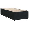 vidaXL Posteľný rám boxspring s matracom čierny 90x200 cm zamat