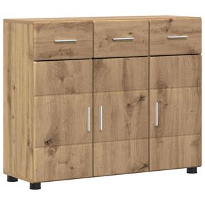 vidaXL Serv&iacute;rovacia skriňa FLORIN 88,5 x 30,5 x 73 cm Remeseln&yacute; dub