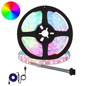 vidaXL LED p&aacute;s 2 pcs Čierna a priehľadn&aacute; 210 x 0,8 x 0,3 cm