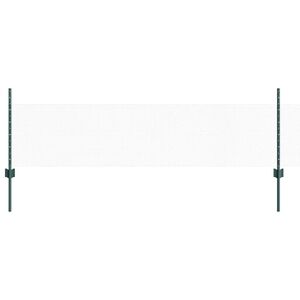 vidaXL Hexagon&aacute;lny plot s stĺpom 25 x 0,5 m PVC potiahnut&aacute; oceľ Zelen&aacute;