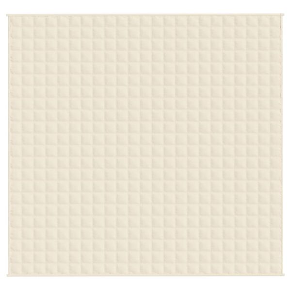 vidaXL Z&aacute;ťažov&aacute; prikr&yacute;vka bledokr&eacute;mov&aacute; 220x240 cm 11 kg l&aacute;tka