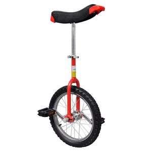 Červen&aacute; nastaviteľn&aacute; jednokolka 16''