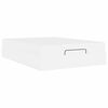vidaXL R&aacute;m postele s matracom s matracmi 2 pcs Biela PVC