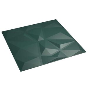 vidaXL N&aacute;stenn&eacute; panely 24 pcs Zelen&aacute; 50 x 50 cm XPS Pena