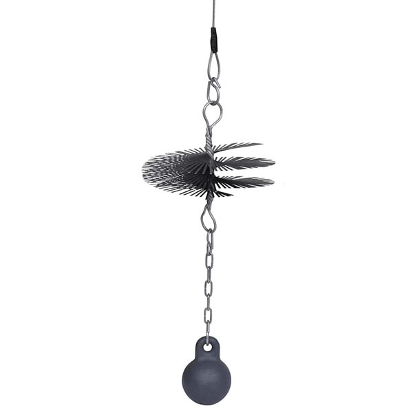 Okr&uacute;hla kefa na vymetanie kom&iacute;na s priemerom 15 cm