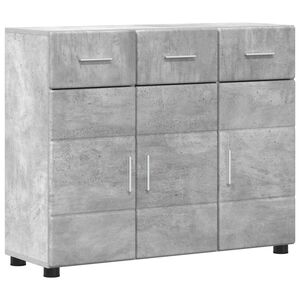 vidaXL Serv&iacute;rovacia skriňa FLORIN 88,5 x 30,5 x 73 cm Bet&oacute;nov&aacute; &scaron;ed&aacute;