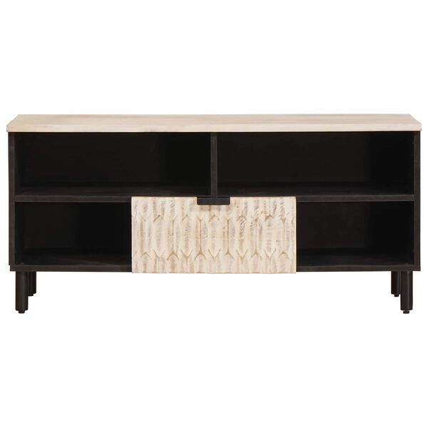 vidaXL TV skrinka Biele um&yacute;vanie dokončenie 100 x 33 x 46 cm