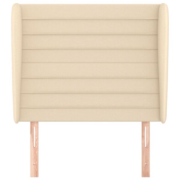 vidaXL Čelo postele so z&aacute;hybmi kr&eacute;mov&eacute; 103x23x118/128 cm l&aacute;tka