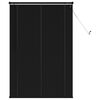 vidaXL Žal&uacute;zia Čierny 150 x 100 cm 25 mm PVC