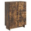 vidaXL Serv&iacute;rovacia skriňa Dymov&yacute; dub 66 x 34,5 x 90 cm