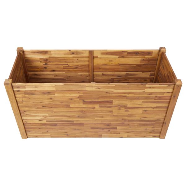 vidaXL Vyvýšený záhradný záhon 160x60x84 cm, akáciový masív