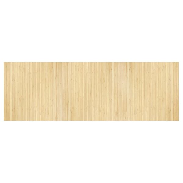 vidaXL Koberec obdĺžnikov&yacute; bled&yacute; pr&iacute;rodn&yacute; 100x300 cm bambus
