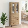 vidaXL Highboard Remeseln&yacute; dub 69,5 x 34 x 180 cm Kompozitn&eacute; drevo