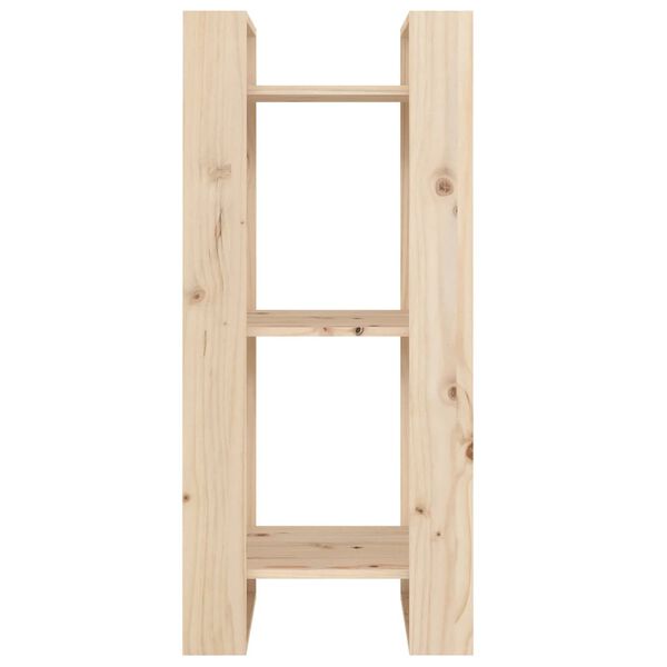 vidaXL Knižnica/deliaca stena 41x35x91 cm masívna borovica