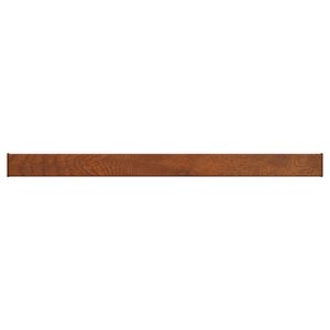vidaXL Parapetn&eacute; dosky Hned&eacute; drevo 120 x 10 x 4,5 cm PVC