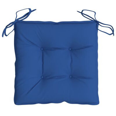 vidaXL Podložky na stoličku 6 ks, modré 50x50x7 cm, oxfordská látka