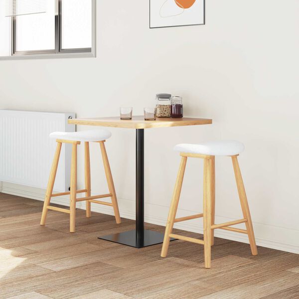 vidaXL Jed&aacute;lensk&eacute; stoličky 2 pcs Pr&iacute;rodn&aacute; 46 x 37 x 63 cm