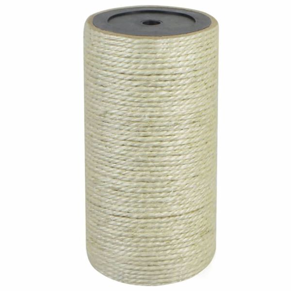 vidaXL Stĺpik na &scaron;krabanie pre mačky, 8x15 cm, 8 mm, b&eacute;žov&yacute;