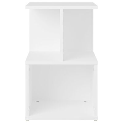 vidaXL Nočný stolík, biely 35x35x55 cm, kompozitné drevo