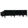 vidaXL Pohovka v tvare L čierna 275x140x70 cm l&aacute;tka