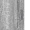 vidaXL Highboard Sivý Sonoma 31.5 x 32 x 122.5 cm