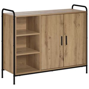 vidaXL Serv&iacute;rovacia skriňa Dub artisan 97 x 33 x 81 cm